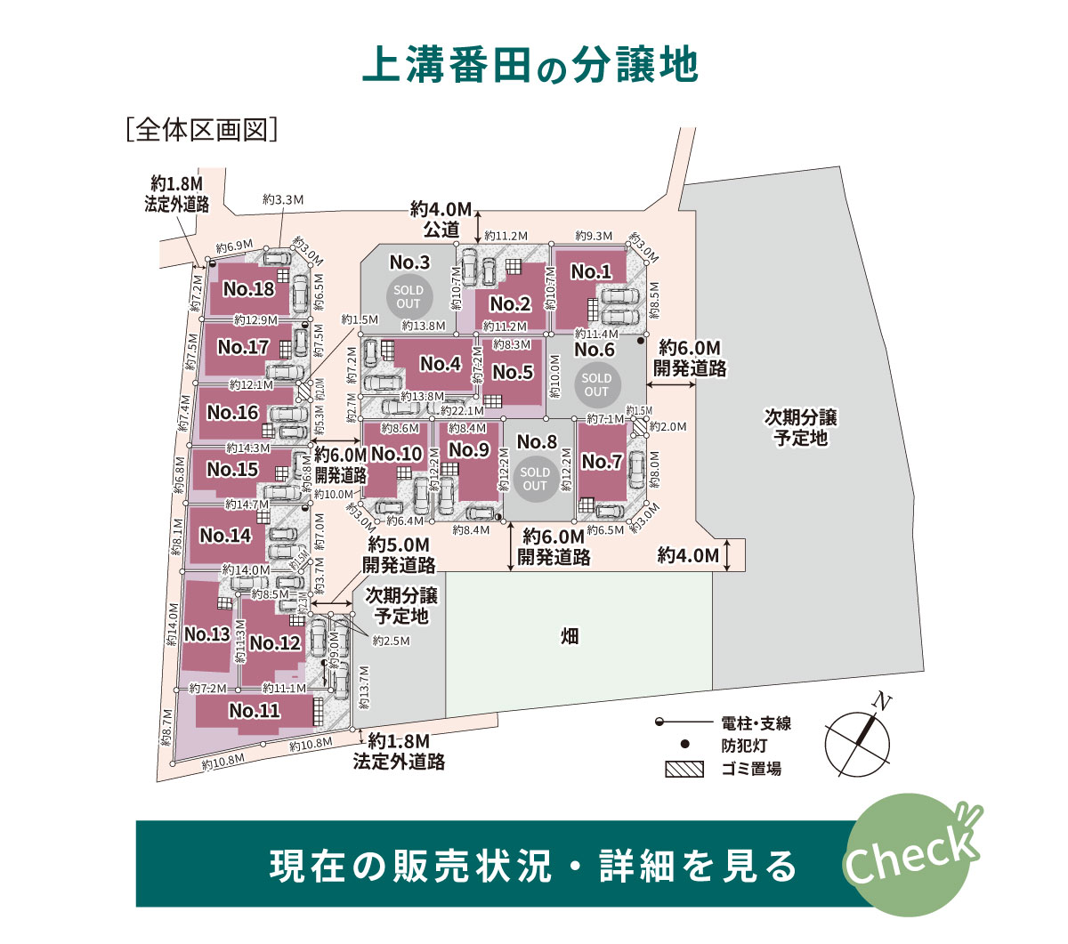 美都住販　上溝　建売　上溝番田の分譲地　現在の販売状況・詳細を見る